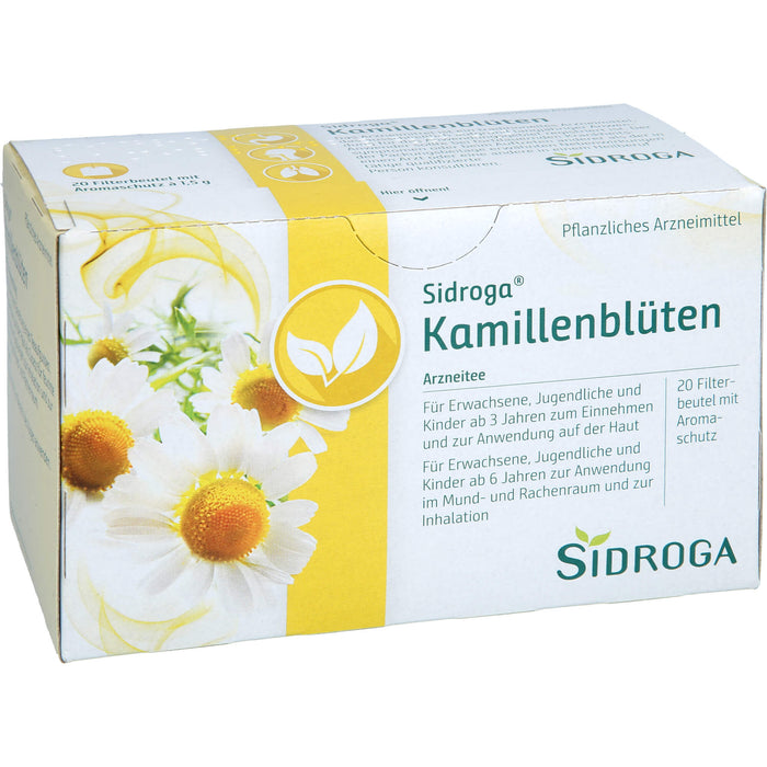 Sidroga Kamillenblüten Arzneitee, 20 pc Sac filtrant