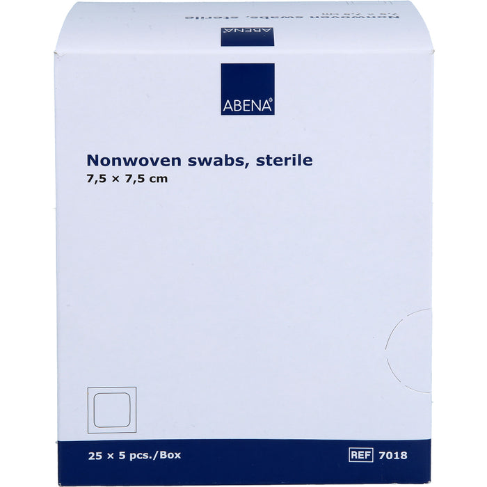 ABENA sterile Vlieskompressen 7,5 x 7,5 cm, 125 St. Kompressen