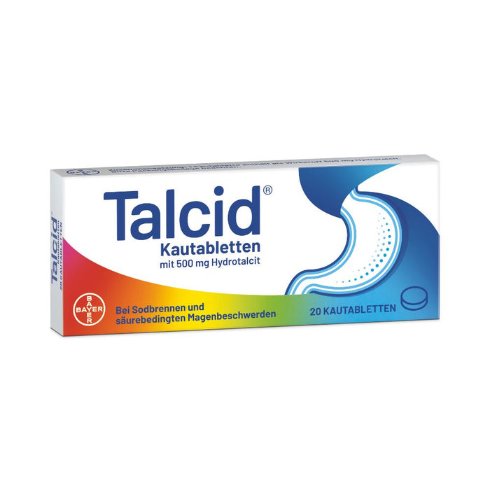 Talcid Kautabletten, 20 pcs. Tablets