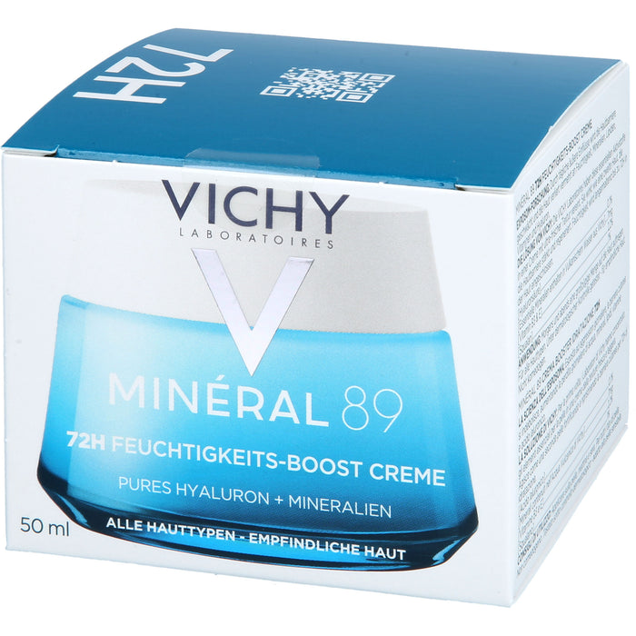 VICHY Minéral 89 72H Feuchtigkeits-Boost-Creme mit Duft, 50 ml Cream