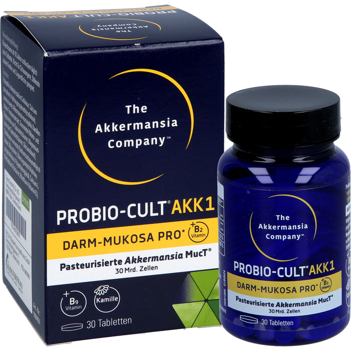 ProBio-Cult AKK1 Darm-Mukosa Pro Tabletten mit 30 Mrd. pasteurisierten Akkermansia MucT, 30 pc Tablettes