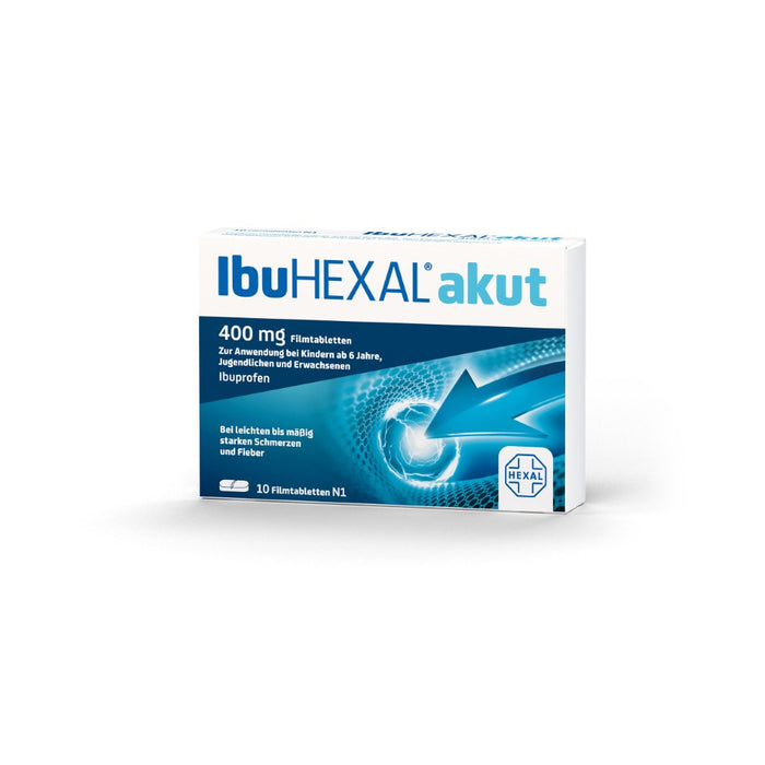 IbuHEXAL akut 400 mg, 10 St. Tabletten