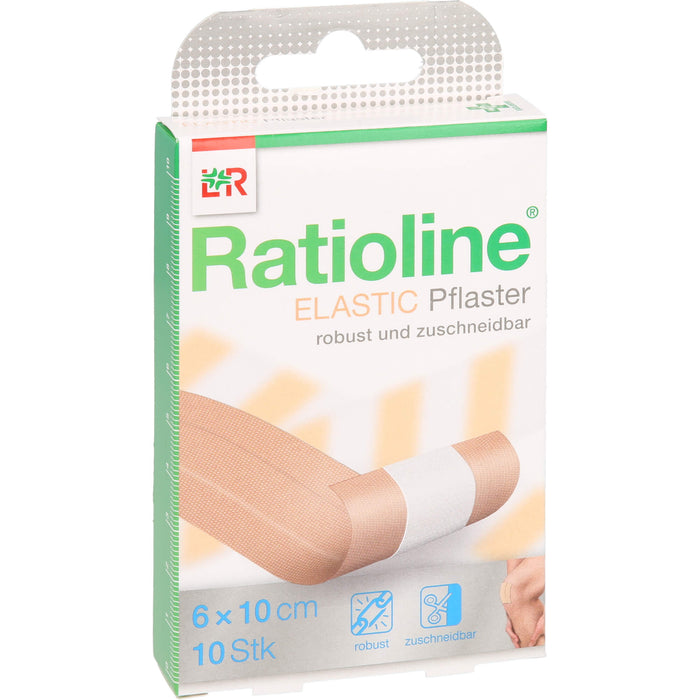 Ratioline elastic Pflaster 6 cm x 10 cm, 1 pc Pansements