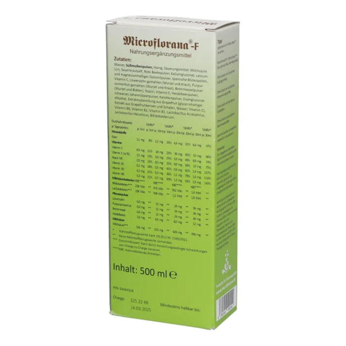 Microflorana-F Fluid, 500 ml Solution