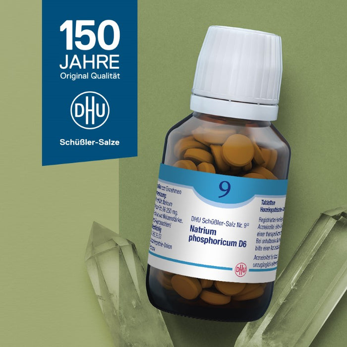 DHU Schüßler-Salz Nr. 9 Natrium phosphoricum D6, 200 pcs. Tablets