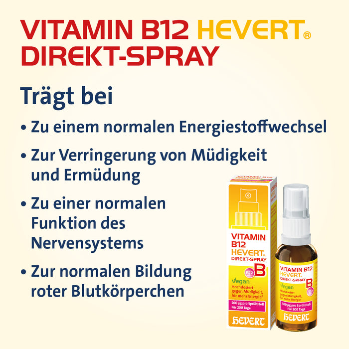 Vitamin B12 Hevert Direkt-Spray, 30 ml Solution