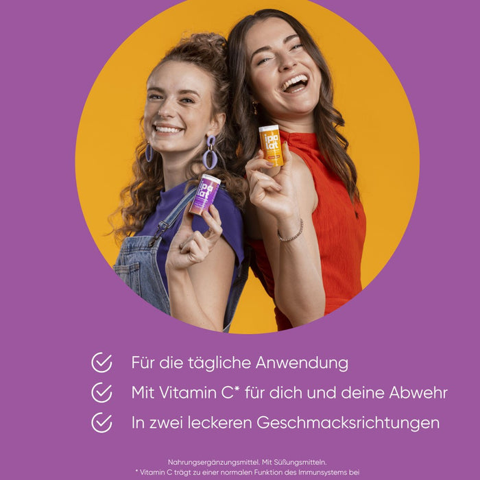 ipalat Vitaminpastillen Orange-Ingwer, 40 St. Pastillen