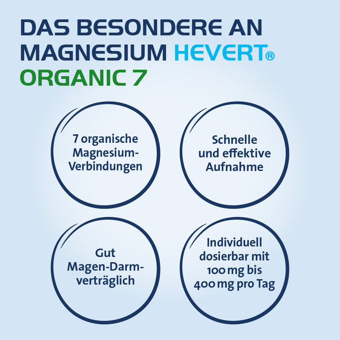 Magnesium Hevert Organic 7 Kapseln, 120 pcs. Capsules