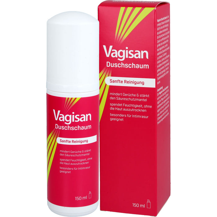 Vagisan Duschschaum zur sanften Reinigung des äußeren Intimbereichs, 150 ml Mousse